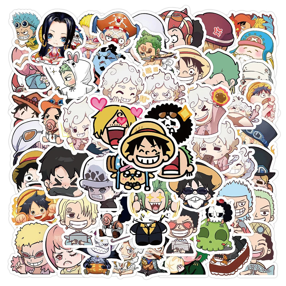 Gear Up for Adventure with One Piece Luffy Gear Fifth Chibi Stickers! - Rexpect Nerd