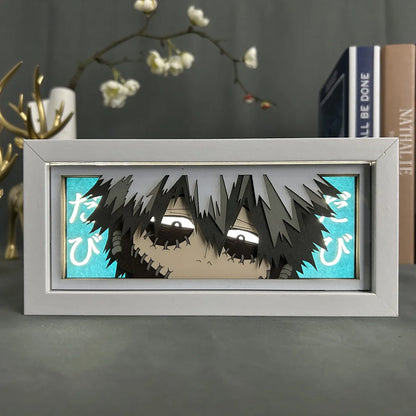 Anime LED Night Light – Gojo, Tanjirou, Zenitsu & More | Color-Changing Lamp