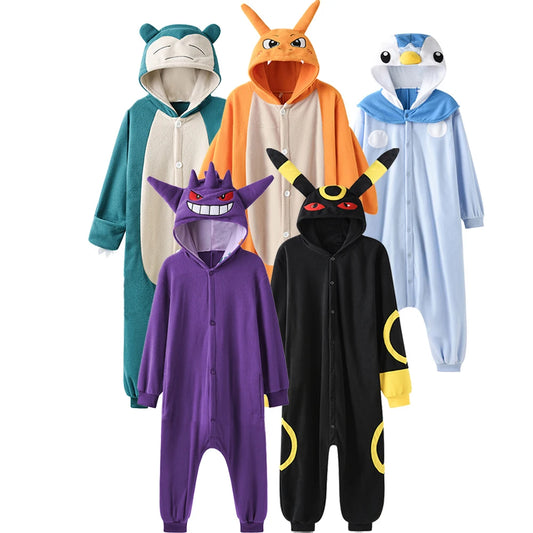 Charizard, Gengar & Umbreon Kigurumi - Cosplay Onesie Pajamas for Adults