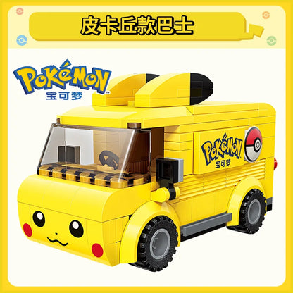 Pokemon Cartoon Pikachu Building Blocks Bulbasaur Toy Children's Assembled Model Pet Elf Kid Children Gift Compatible With Lego