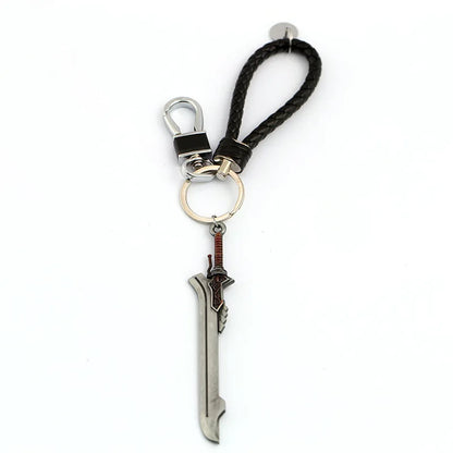 Dante Rebellion Sword Keychain | Devil May Cry Metal Anime Accessory