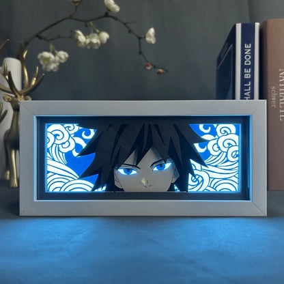 Anime LED Night Light – Haikyuu!!, Blue Lock & Demon Slayer Lamp