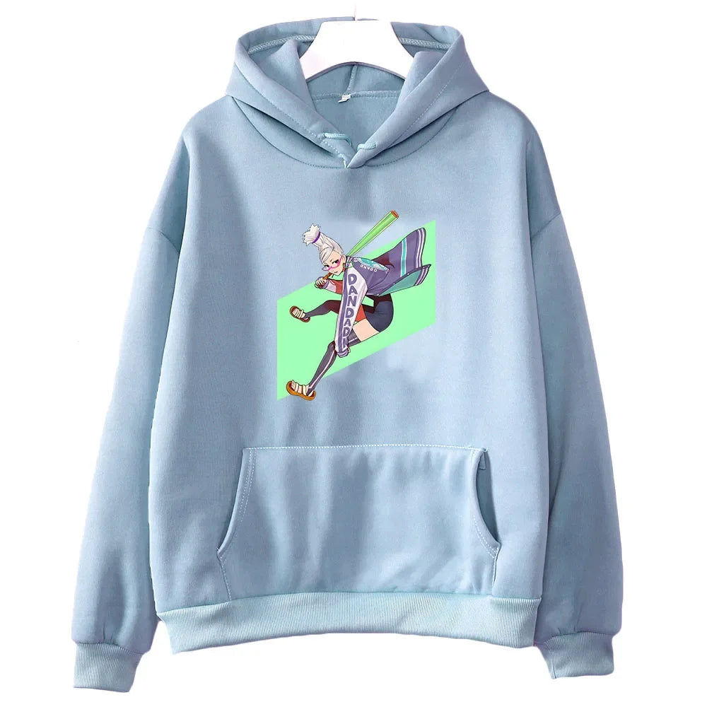 Dandadan Ayase Seiko Hoodie - Harajuku Aesthetic Sweatshirt for Women & Couples