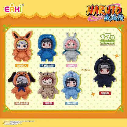 100% Original EAKI Naruto Blind box Shippuden Party Series Stuffed Plush Handmade Ornament Toy Collection Gift