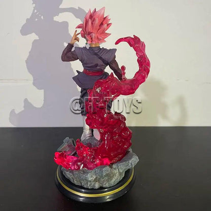 Zamasu & Black Goku Action Figure - Dragon Ball Z PVC Model with Light Base