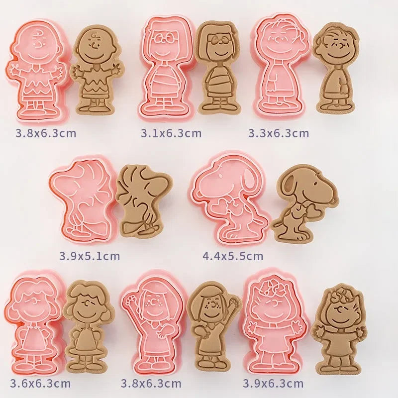 Snoopy Cookie Cutter Set | Cute DIY 3D Baking Moulds for Kids & Families