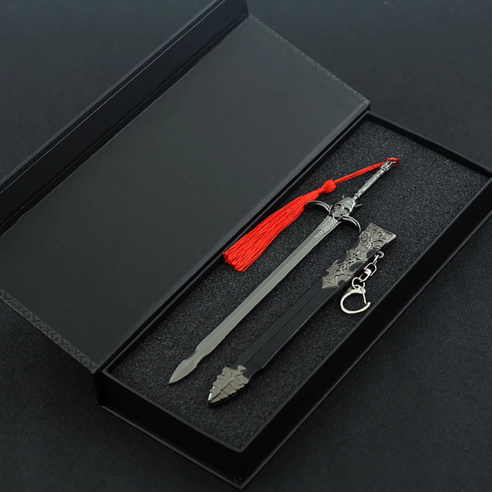 Dante Rebellion Sword Keychain | Devil May Cry Metal Anime Accessory