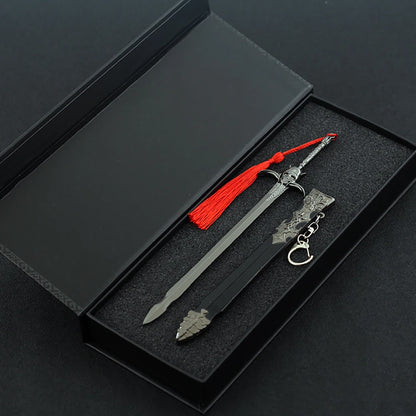 Dante Rebellion Sword Keychain | Devil May Cry Metal Anime Accessory
