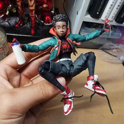 Swing into Action! Miles Morales Action Figure - 13cm, Highly Detailed, "Into the Spider-Verse" Inspired