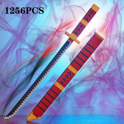 Samurai Sword Building Block Set with Scabbard – DIY Katana Model