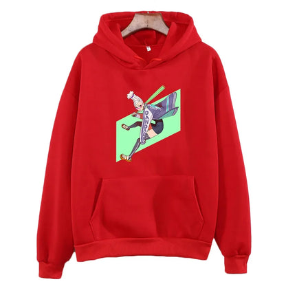 Dandadan Ayase Seiko Hoodie - Harajuku Aesthetic Sweatshirt for Women & Couples