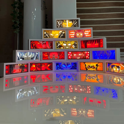 Dragon Ball 3D LED Light Box – Anime Paper-Cut Night Lamp with Remote