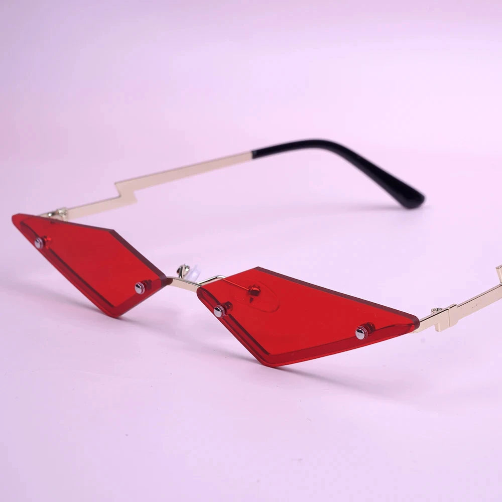 K/DA Evelynn Cosplay Glasses – Rimless Sunglasses for Fashion & Cosplay