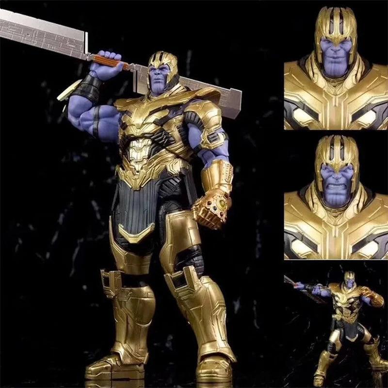 Wield the Power of Thanos! Marvel SHFiguarts Thanos Action Figure - 7.2", Highly Detailed, Articulated, Perfect for Collectors