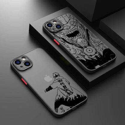 Become Hokage of Style! Anime Naruto iPhone Case - Matte Frosted Translucent TPU, Compatible with iPhone 15/14/13/12/11/XS/XR/X & More