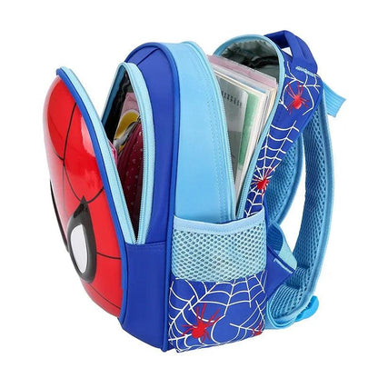 Marvel Spider Man backpack superhero backpack 3D children's boy kindergarten backpack children's cartoon bag gift