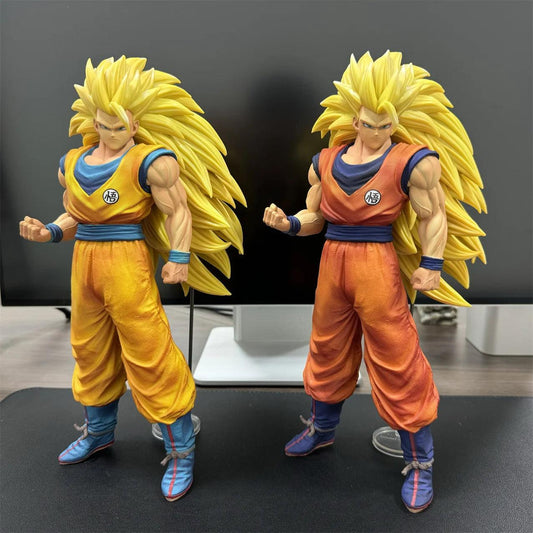 Dragon Ball Z Son Goku SSJ3 Figure Super Saiyan 3 Goku Action Figures 30CM PVC Statue Collection Model Toys for Children Gifts