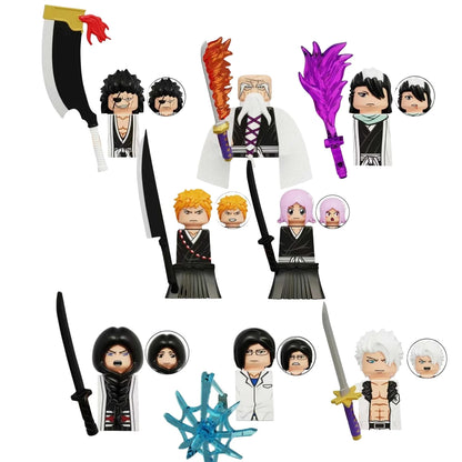 Bleach Anime Cartoon  Ulquiorra Building Blocks Mini Action Figures Bricks Educational Model Christmas Gift Toys Children
