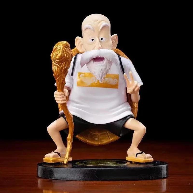 The Turtle Hermit Joins the Fight! Dragon Ball Z Master Roshi Action Figure - 10cm PVC Collectible, Perfect for DBZ Fans