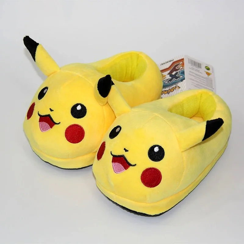 Stay Cozy with Your Pokémon Squad: Plush Character Slippers! ✨💖 - Rexpect Nerd