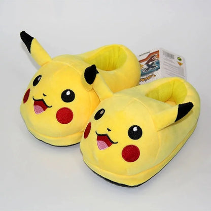 Stay Cozy with Your Pokémon Squad: Plush Character Slippers! ✨💖 - Rexpect Nerd
