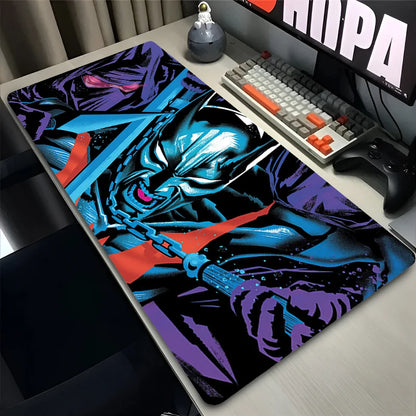 Black Non-slip Table Mat Gaming Accessories B-Batman Anime Mouse Pad Large Mousepad Office Laptop Keyboard Deskpad Rubber Carpet