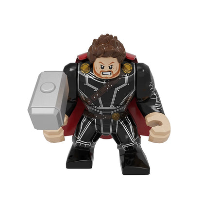 New Marvel 3D superhero characters large model building blocks assembly toys children's birthday gifts boys girl