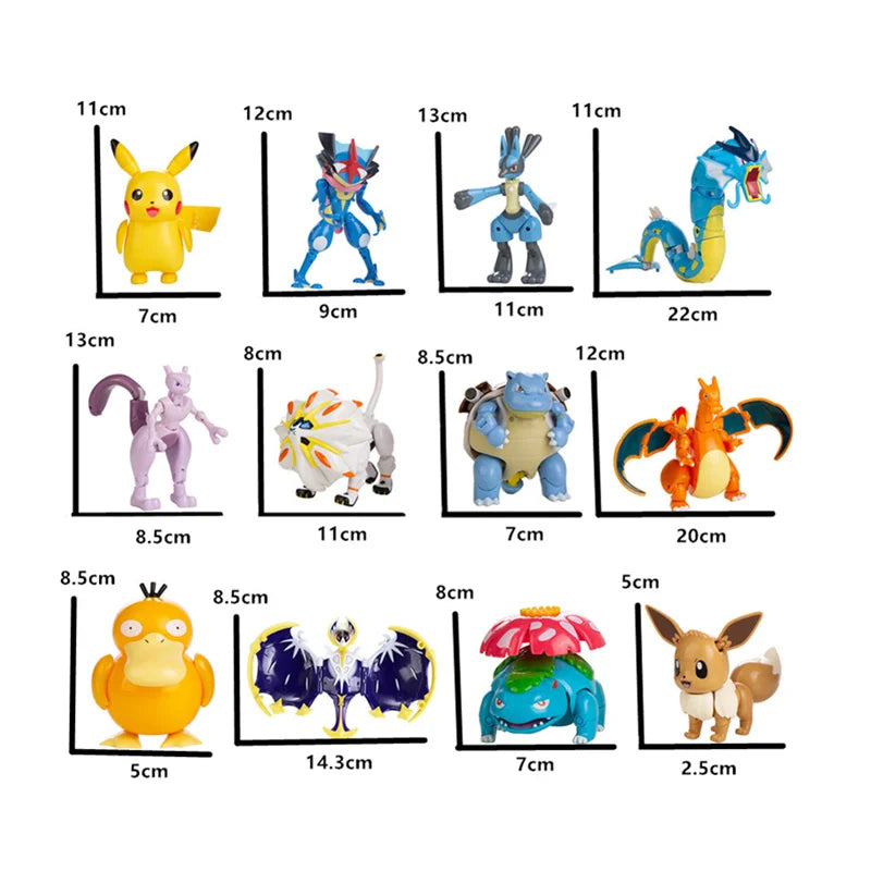 Gotta Catch 'Em All... in Miniature! 18-Piece Pokémon Figure Set 💥 - Rexpect Nerd