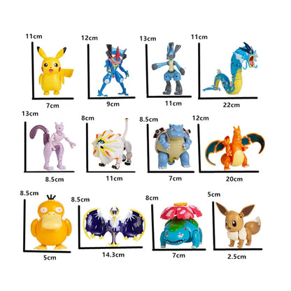 Gotta Catch 'Em All... in Miniature! 18-Piece Pokémon Figure Set 💥 - Rexpect Nerd