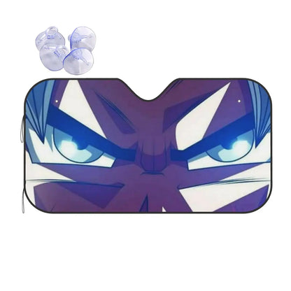 Dragon Ball Vegeta Eyes Fashion Windshield Sunshade 76x140cm Foils Sun Visor UV Protector