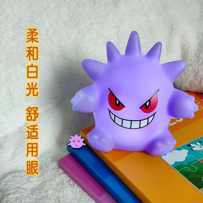 Pokemon Figures Night Light gengar Model Bedside Lamp Demon Doll Halloween Toy Gift Children Creative Collection Glowing Toys