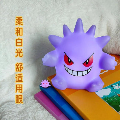 Pokemon Figures Night Light gengar Model Bedside Lamp Demon Doll Halloween Toy Gift Children Creative Collection Glowing Toys