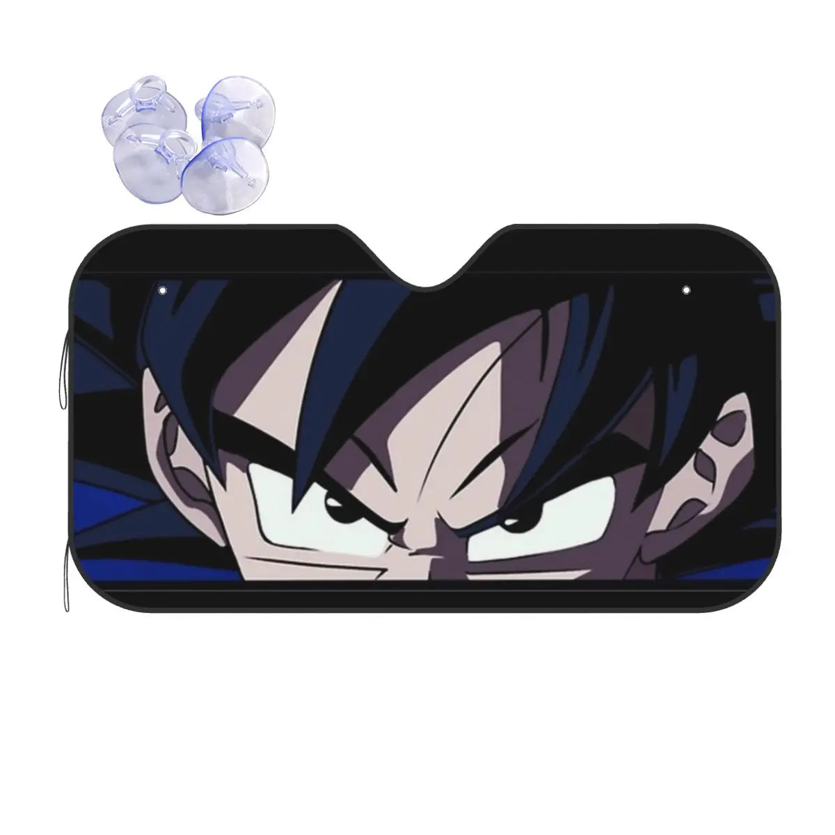 Dragon Ball Vegeta Eyes Fashion Windshield Sunshade 76x140cm Foils Sun Visor UV Protector
