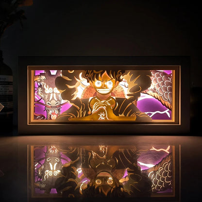 Dragon Ball 3D LED Light Box – Anime Paper-Cut Night Lamp with Remote