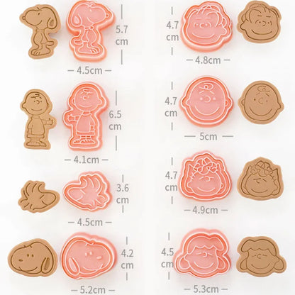 Snoopy Cookie Cutter Set | Cute DIY 3D Baking Moulds for Kids & Families