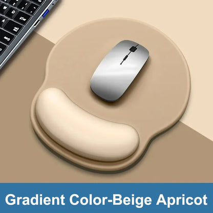 Gradient color mouse pad comfortable wrist rest non-slip mouse pad soft mouse pad wrist rest computer desktop silicone mouse pad