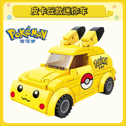Pokemon Cartoon Pikachu Building Blocks Bulbasaur Toy Children's Assembled Model Pet Elf Kid Children Gift Compatible With Lego