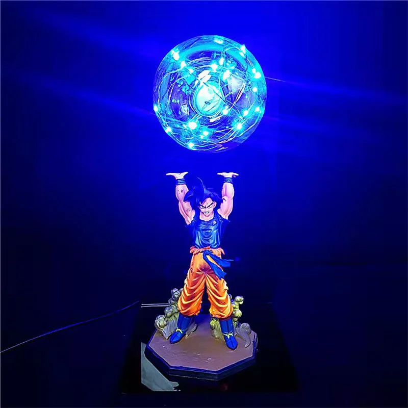Dragon Ball Z Goku Spirit Bomb LED Lamp – 35cm Action Figure | DBZ Collectible
