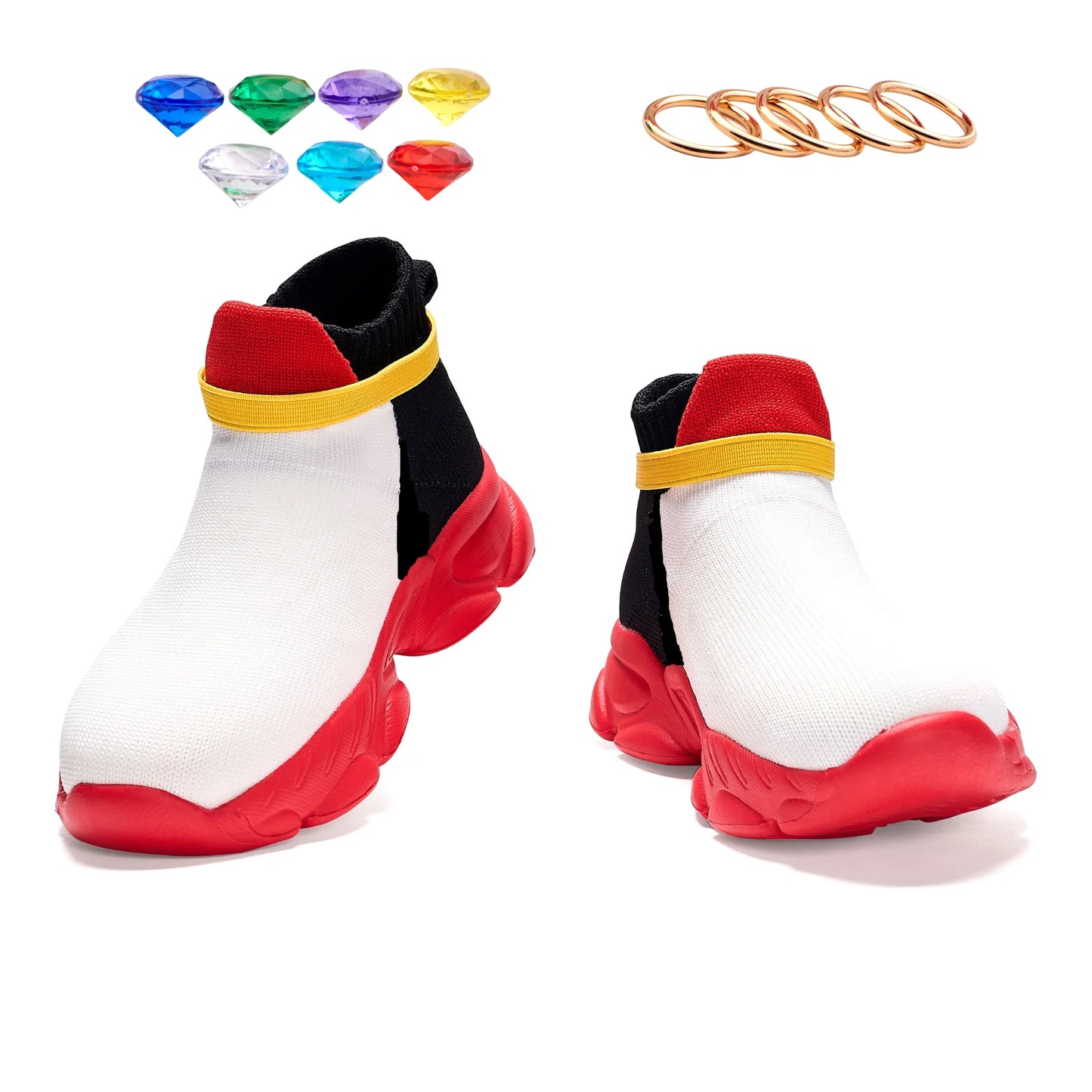 Shadow the Hedgehog Red Running Shoes – Anime Sneakers for Kids