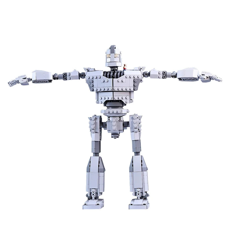 MOC Mechanical Series Iron Robot Building Blocks Classic Movie Giant Bricks Game Toy Assemble Model For Children Birthday Gifts