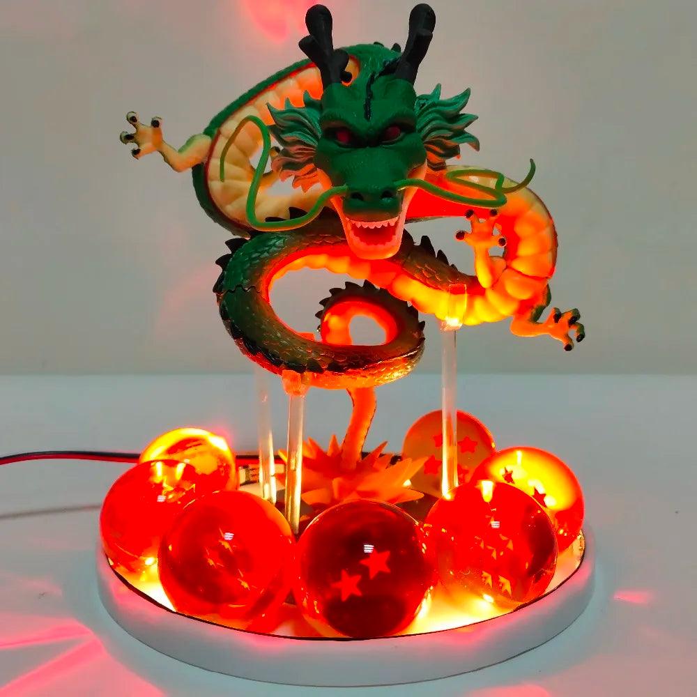 Dragon Ball Z Shenron Anime Action Figures Super Saiyan Toys Crystal Balls Remote Control Shenlong PVC DBZ Kids Gift Collection