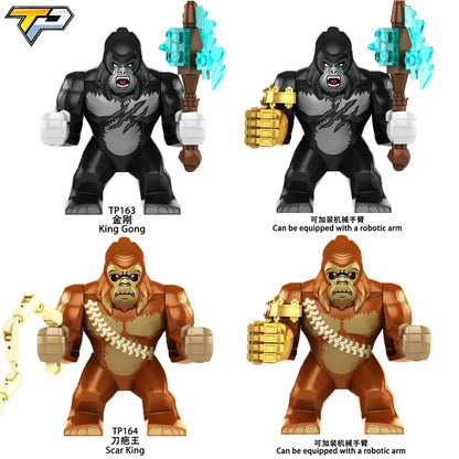Hot-Selling 4cm Children Anime Figure Hero Building Blocks Kid Gift Assembling Toy Model Mini Movies Characters Figurine Bricks