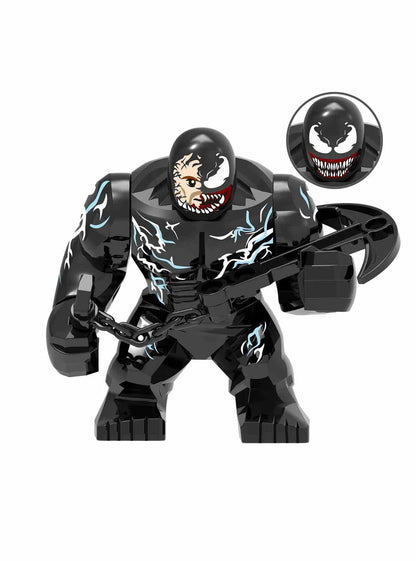 New Marvel 3D superhero characters large model building blocks assembly toys children's birthday gifts boys girl