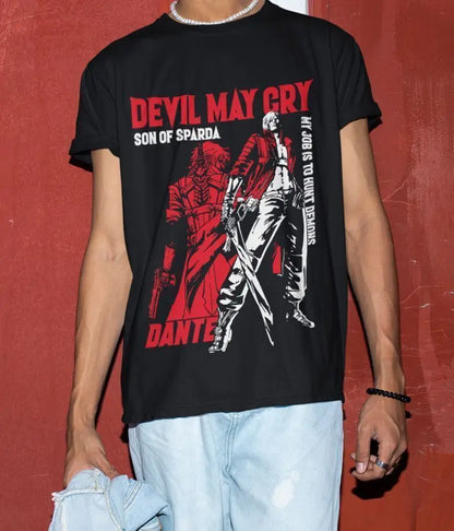 Devil May Cry Dante T-Shirt | Anime Gaming Tee Unisex All Sizes