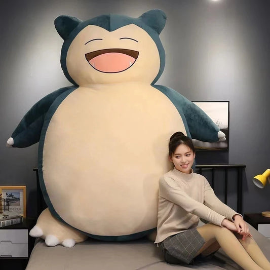 Giant Snorlax Plush Toy Shell - 200/150cm Kawaii Pokémon Pillow (No Filling)