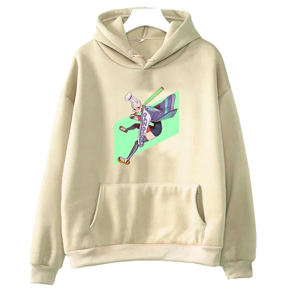 Dandadan Ayase Seiko Hoodie - Harajuku Aesthetic Sweatshirt for Women & Couples