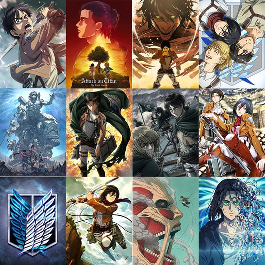 Unleash Your Inner Titan Shifter with the Attack on Titan 5D Diamond Painting Kit (2024 Edition)! - Rexpect Nerd