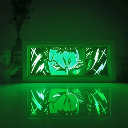 Dragon Ball 3D LED Light Box – Anime Paper-Cut Night Lamp with Remote