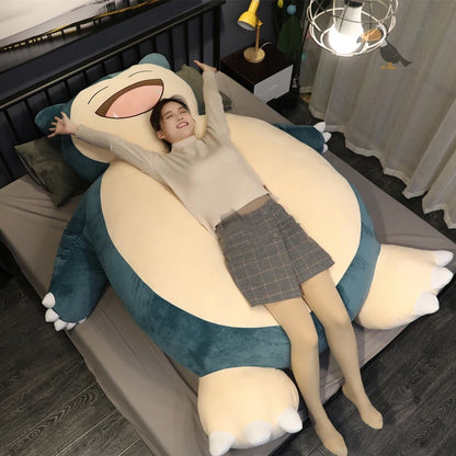 Giant Snorlax Plush Toy Shell - 200/150cm Kawaii Pokémon Pillow (No Filling)