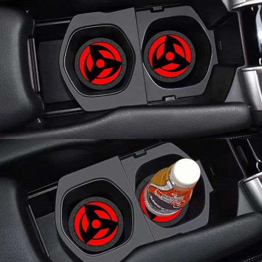 Non-Slip Car Coaster - Japanese Anime Design for Auto Accessories